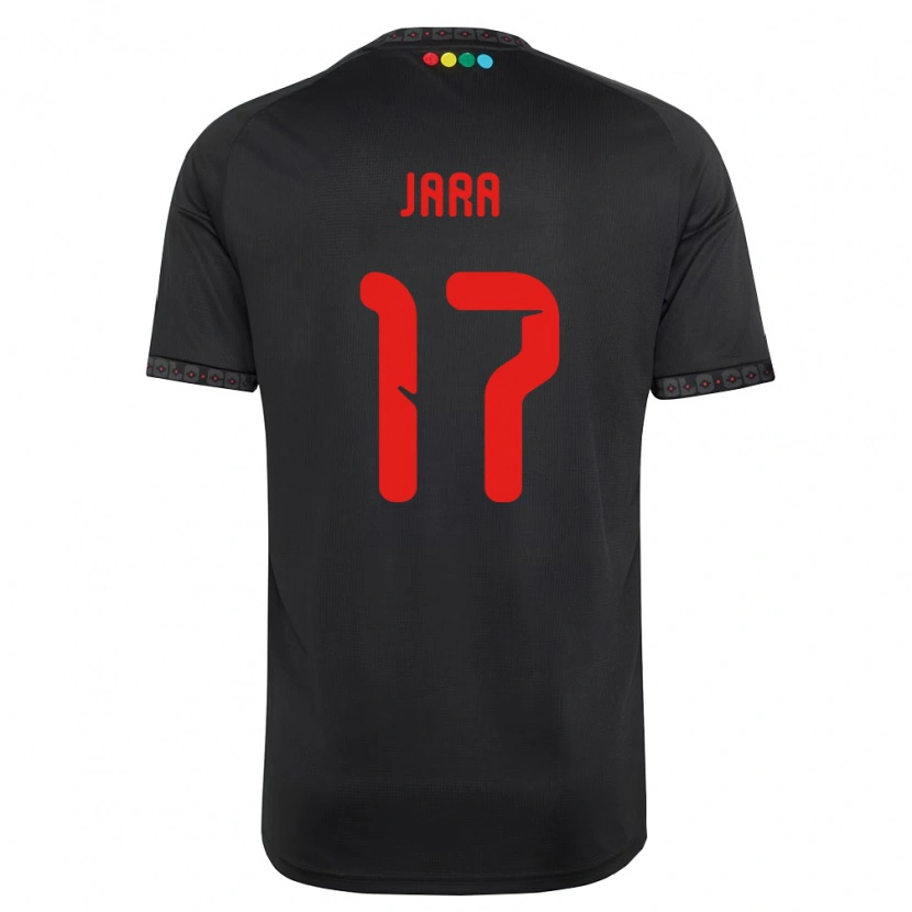 Danxen Kid Ignacio Jara #17 Black Red Away Jersey 2026/27 T-Shirt