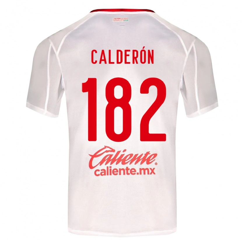 Danxen Kid Leonel Calderón #182 White Green Red Away Jersey 2026/27 T-Shirt