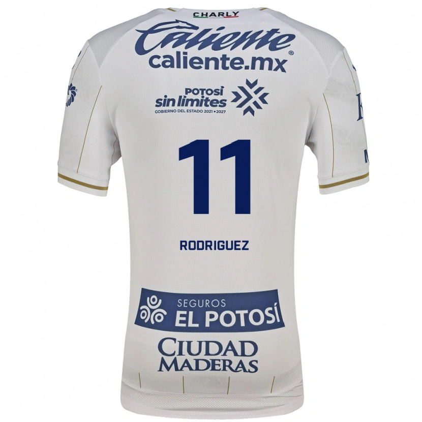 Danxen Kid David Rodríguez #11 White Blue Away Jersey 2026/27 T-Shirt