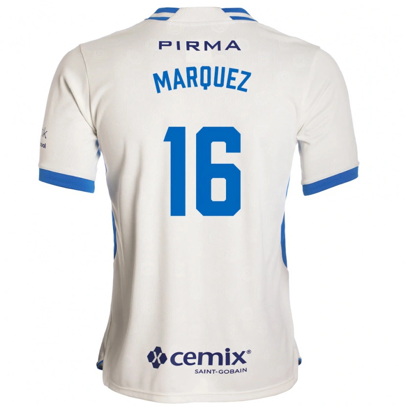 Danxen Kid Jeremy Márquez #16 White Blue Red Away Jersey 2026/27 T-Shirt
