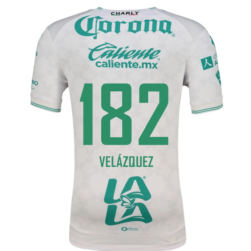 Danxen Kid Matías Velázquez #182 Light Green White Away Jersey 2026/27 T-Shirt