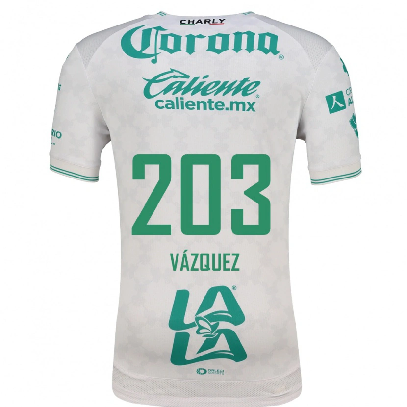 Danxen Kid Ángel Vázquez #203 Light Green White Away Jersey 2026/27 T-Shirt
