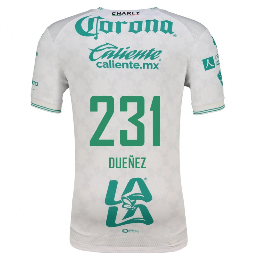 Danxen Kid José Dueñez #231 Light Green White Away Jersey 2026/27 T-Shirt