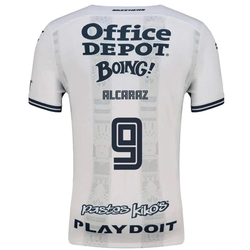 Danxen Kid Adrián Alcaraz #9 Red White Black Away Jersey 2026/27 T-Shirt