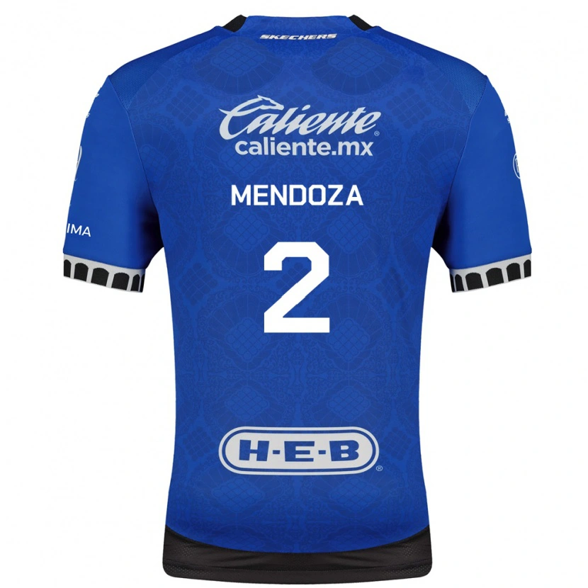 Danxen Kid Omar Mendoza #2 Royal Blue White Black Away Jersey 2026/27 T-Shirt
