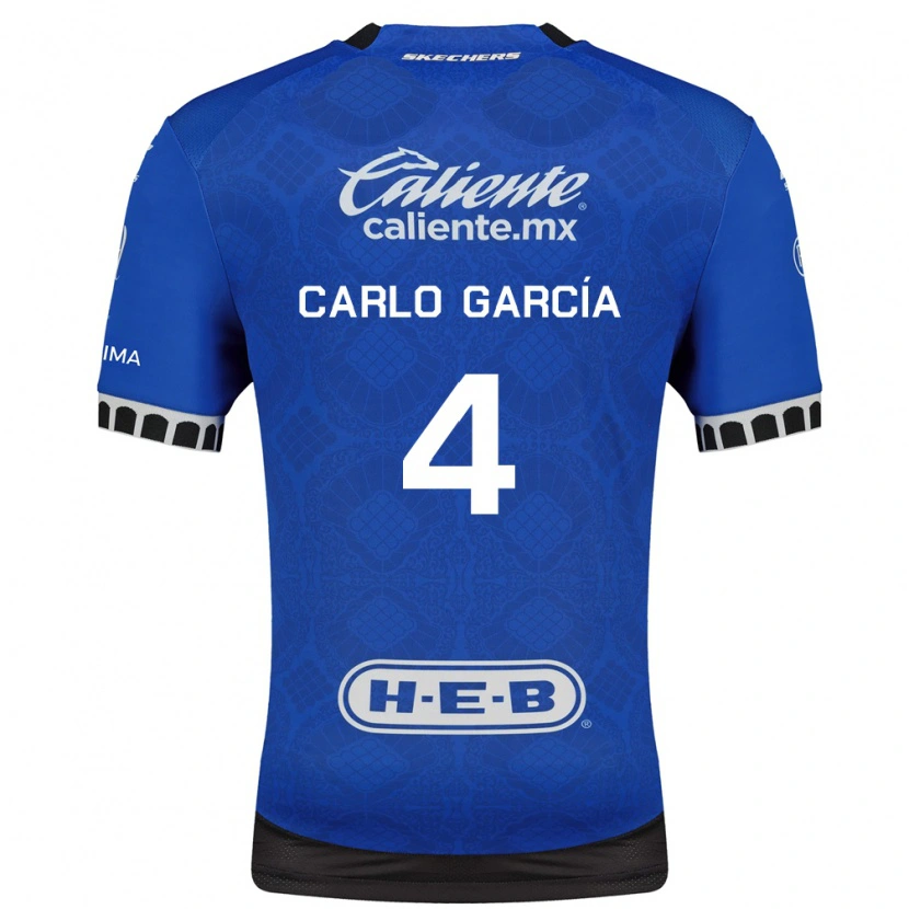 Danxen Kid Carlo García #4 Royal Blue White Black Away Jersey 2026/27 T-Shirt