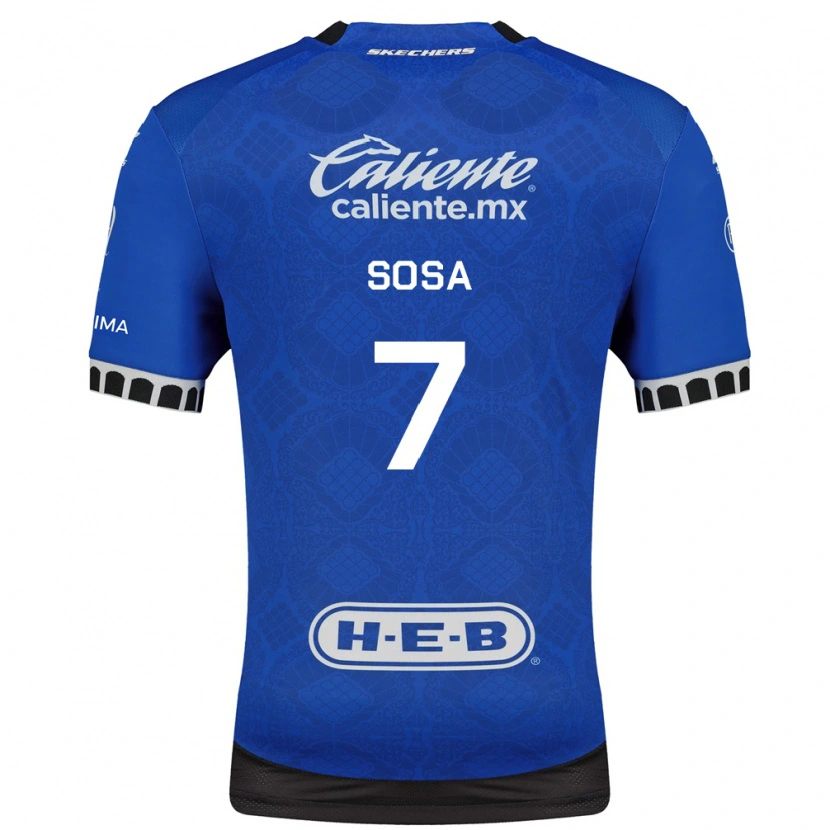 Danxen Kid Samuel Sosa #7 Royal Blue White Black Away Jersey 2026/27 T-Shirt