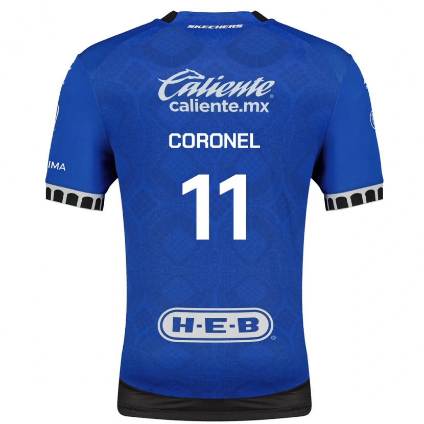 Danxen Kid Mateo Coronel #11 Royal Blue White Black Away Jersey 2026/27 T-Shirt