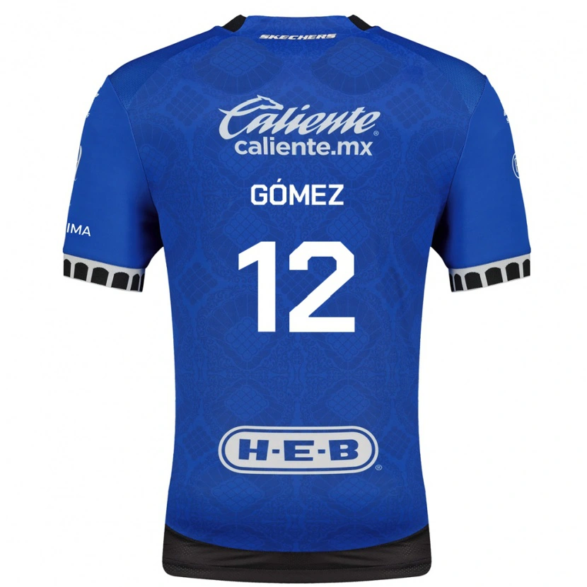 Danxen Kid Jaime Gómez #12 Royal Blue White Black Away Jersey 2026/27 T-Shirt
