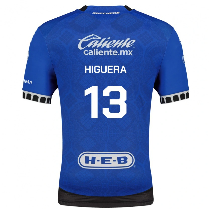 Danxen Kid Carlos Higuera #13 Royal Blue White Black Away Jersey 2026/27 T-Shirt