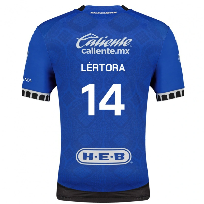Danxen Kid Federico Lértora #14 Royal Blue White Black Away Jersey 2026/27 T-Shirt