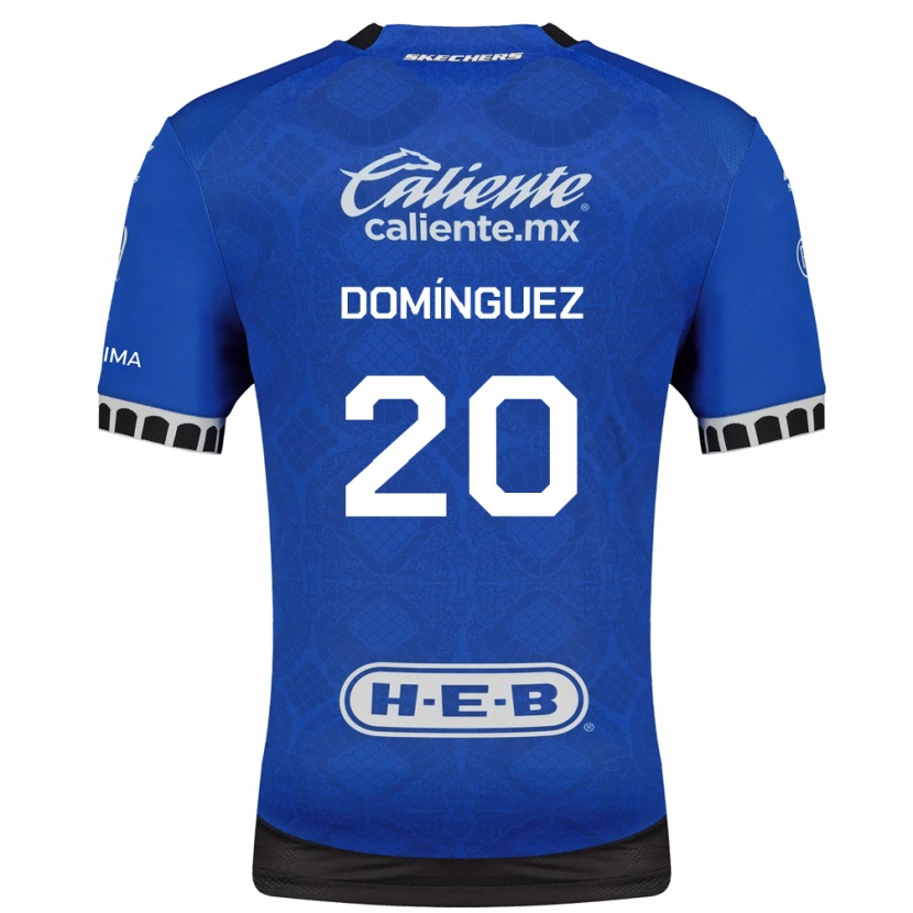 Danxen Kid Misael Dominguez #20 Royal Blue White Black Away Jersey 2026/27 T-Shirt