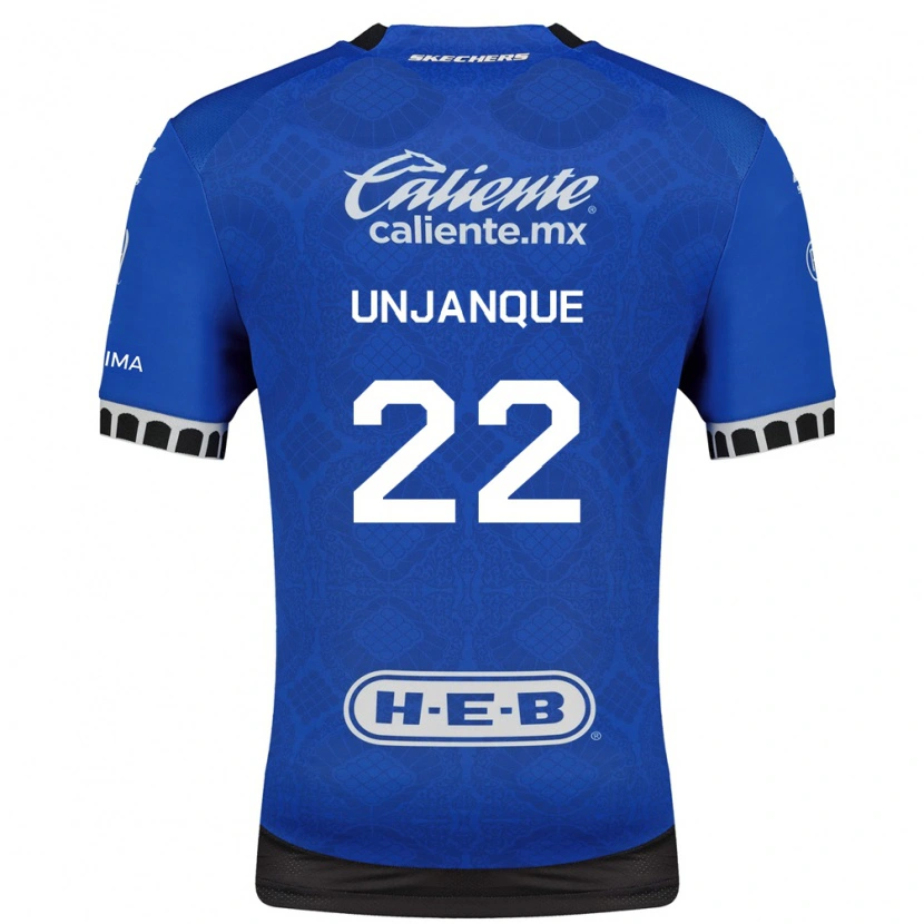Danxen Kid Jean Unjanque #22 Royal Blue White Black Away Jersey 2026/27 T-Shirt