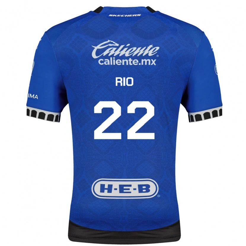 Danxen Kid Martín Rio #22 Royal Blue White Black Away Jersey 2026/27 T-Shirt