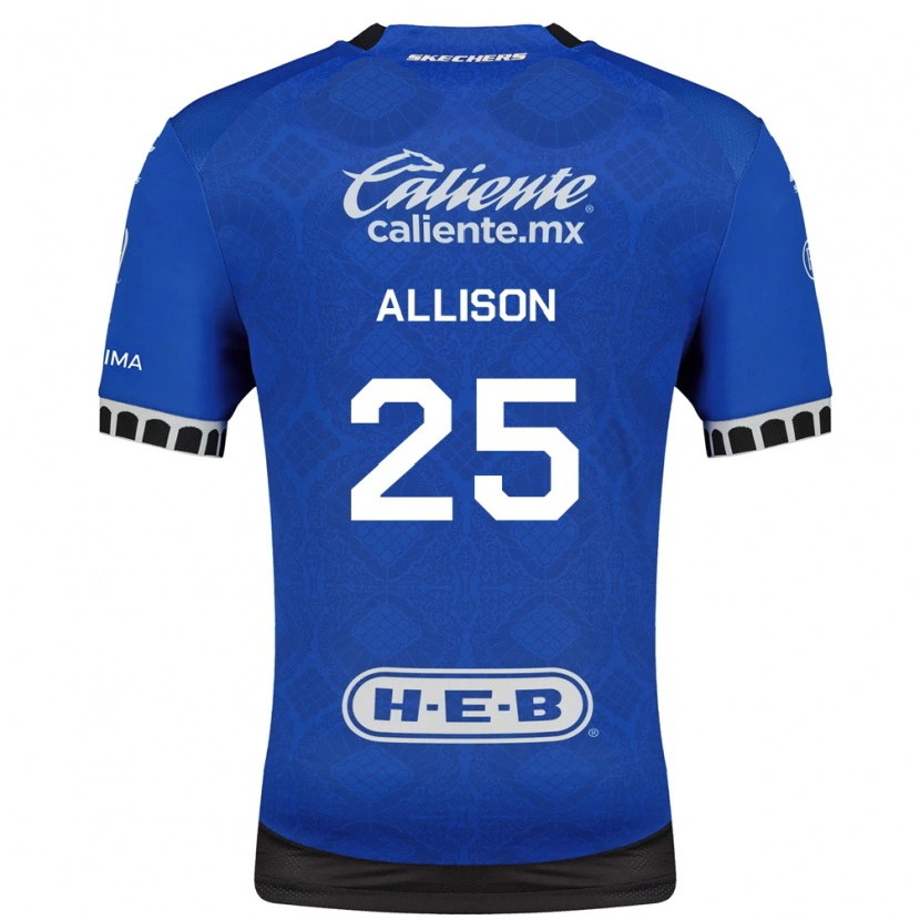 Danxen Kid Guillermo Allison #25 Royal Blue White Black Away Jersey 2026/27 T-Shirt