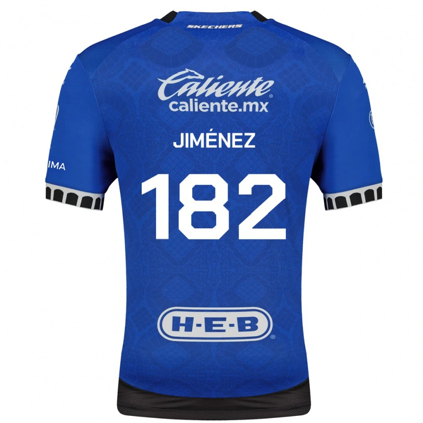 Danxen Kid Carlos Jiménez #182 Royal Blue White Black Away Jersey 2026/27 T-Shirt