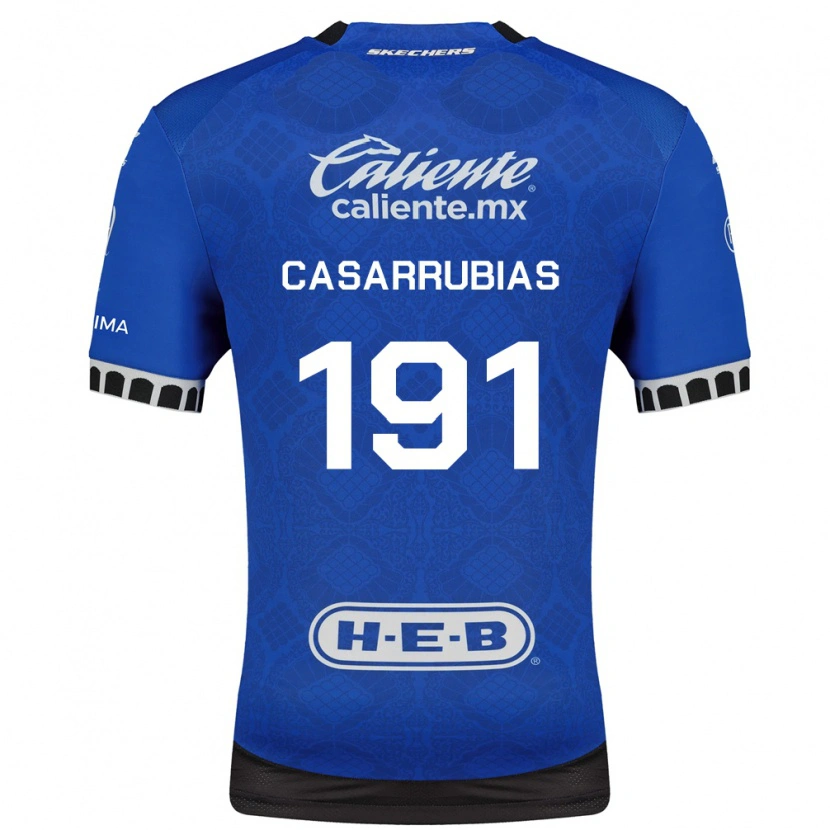Danxen Kid Aaron Casarrubias #191 Royal Blue White Black Away Jersey 2026/27 T-Shirt