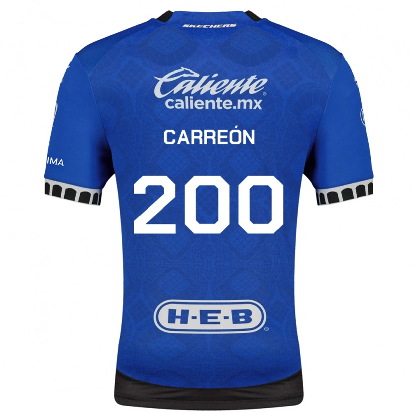Danxen Kid Cristian Carreón #200 Royal Blue White Black Away Jersey 2026/27 T-Shirt