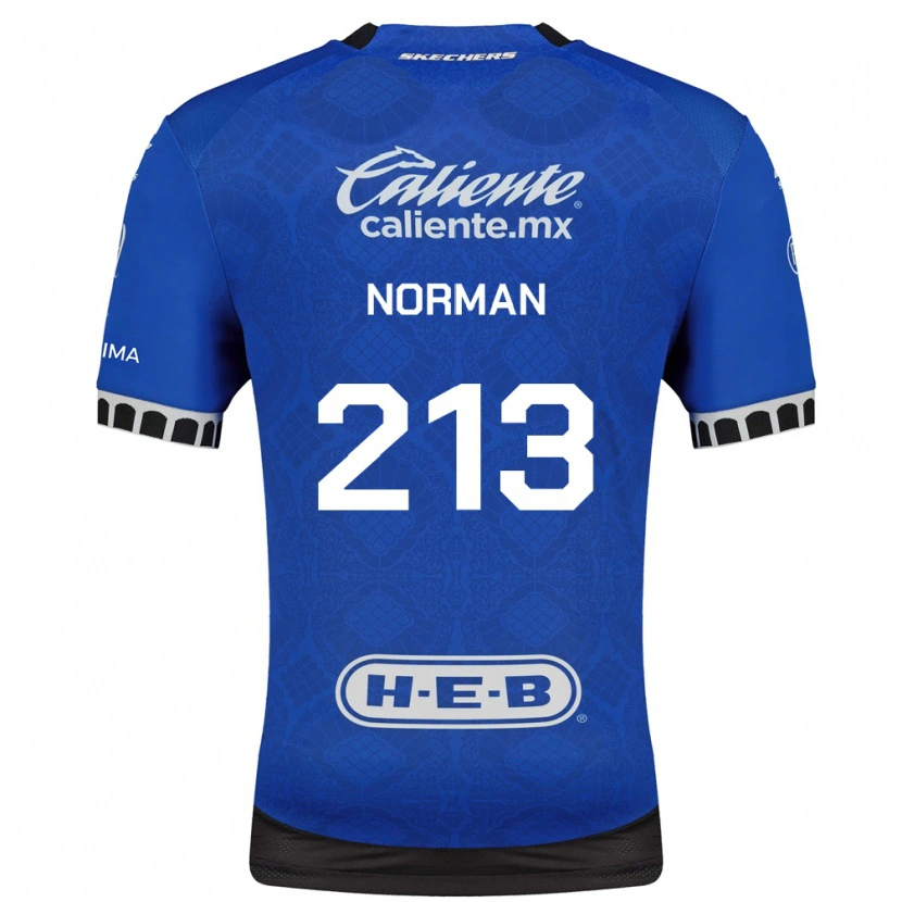 Danxen Kid Humberto Norman #213 Royal Blue White Black Away Jersey 2026/27 T-Shirt