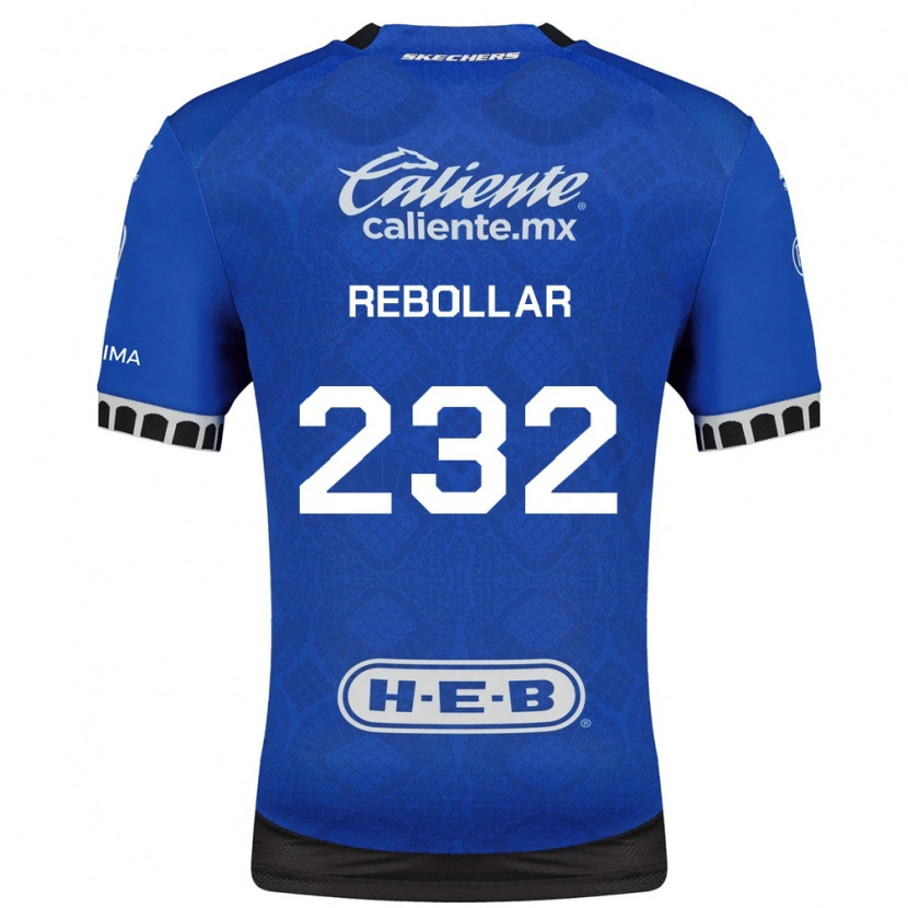 Danxen Kid Jonathan Rebollar #232 Royal Blue White Black Away Jersey 2026/27 T-Shirt