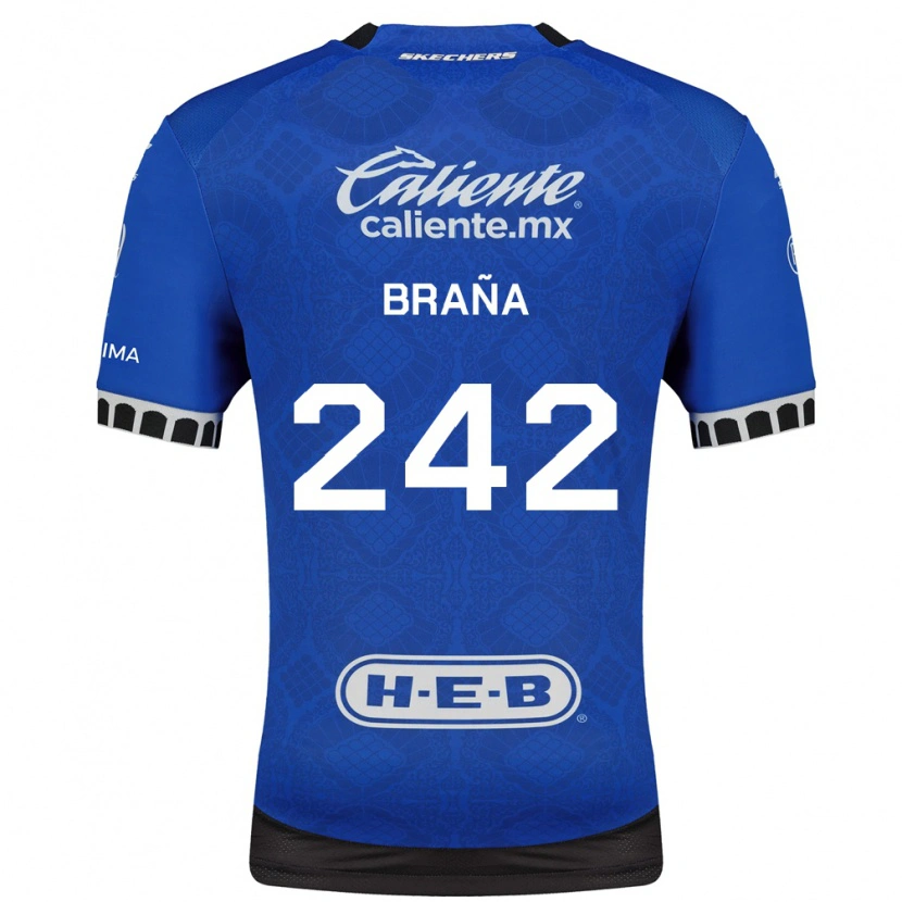 Danxen Kid Armando Braña #242 Royal Blue White Black Away Jersey 2026/27 T-Shirt