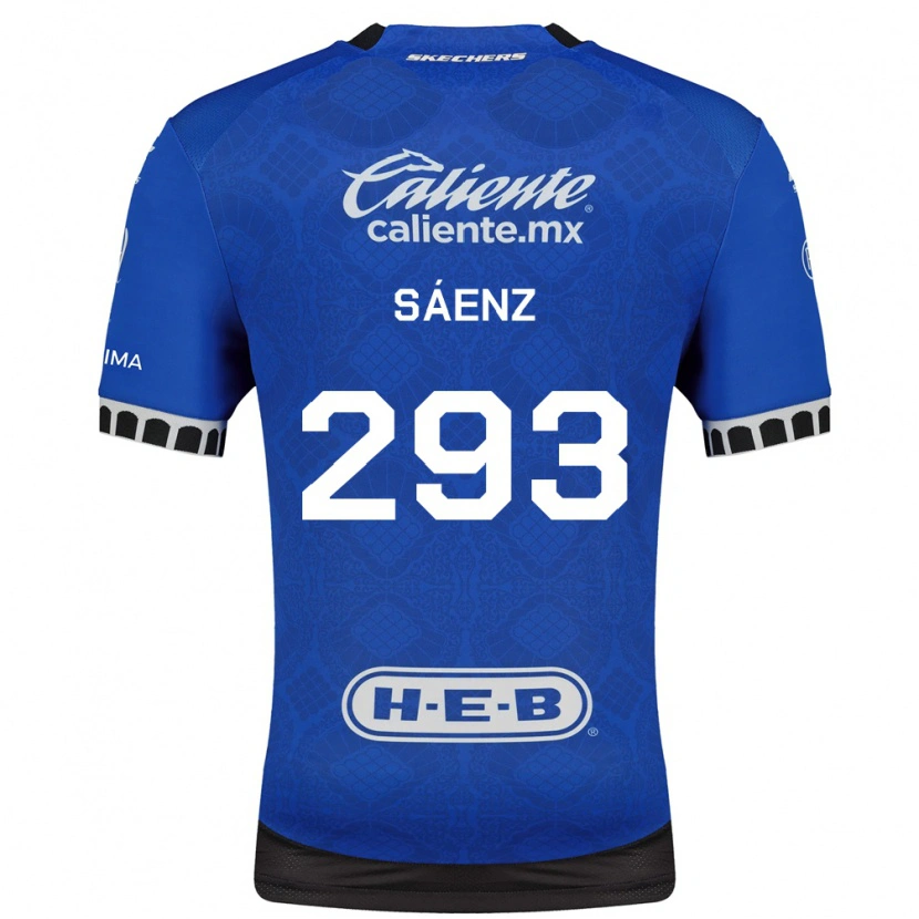 Danxen Kid Nicolás Sáenz #293 Royal Blue White Black Away Jersey 2026/27 T-Shirt
