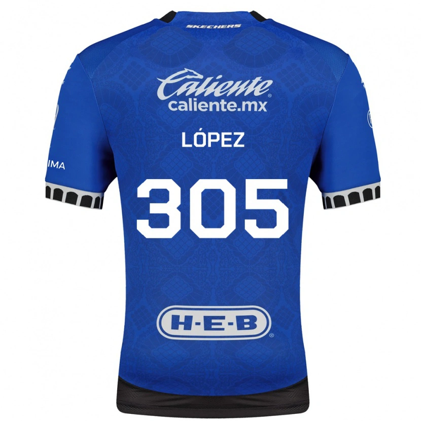 Danxen Kid Noé López #305 Royal Blue White Black Away Jersey 2026/27 T-Shirt