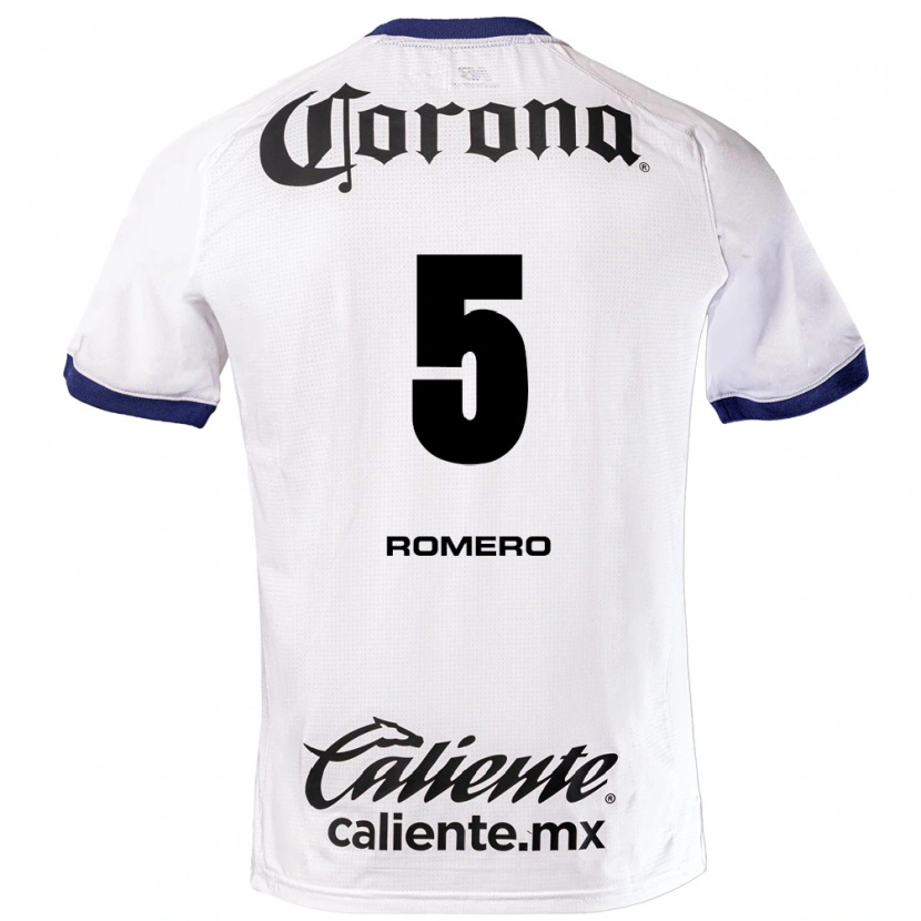 Danxen Kid Franco Romero #5 White Blue Black Away Jersey 2026/27 T-Shirt