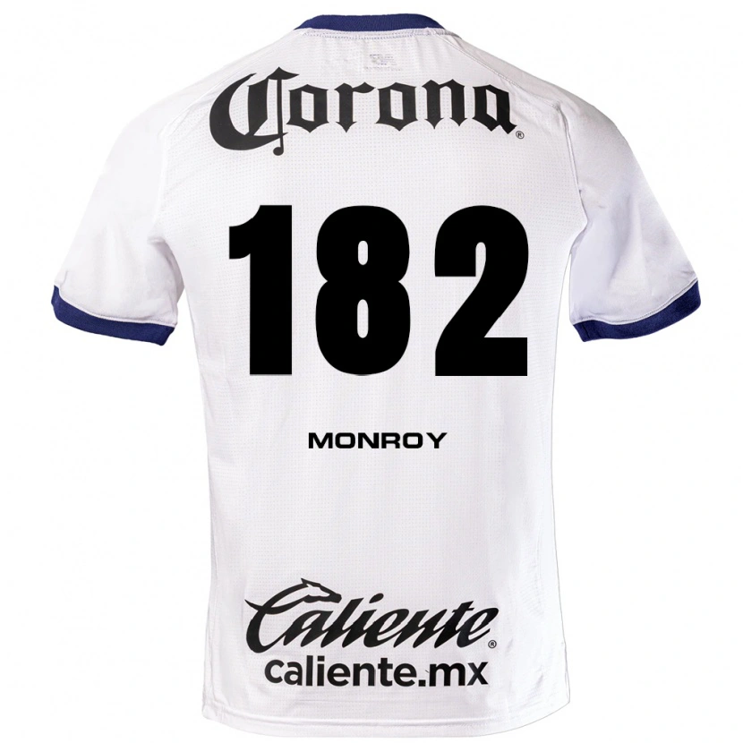 Danxen Kid Brayan Monroy #182 White Blue Black Away Jersey 2026/27 T-Shirt