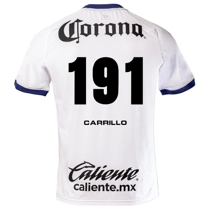Danxen Kid Carlos Carrillo #191 White Blue Black Away Jersey 2026/27 T-Shirt