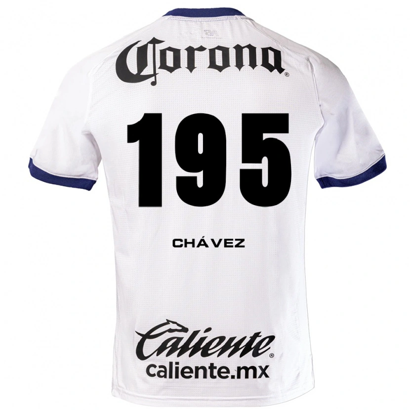 Danxen Kid Ángel Chávez #195 White Blue Black Away Jersey 2026/27 T-Shirt