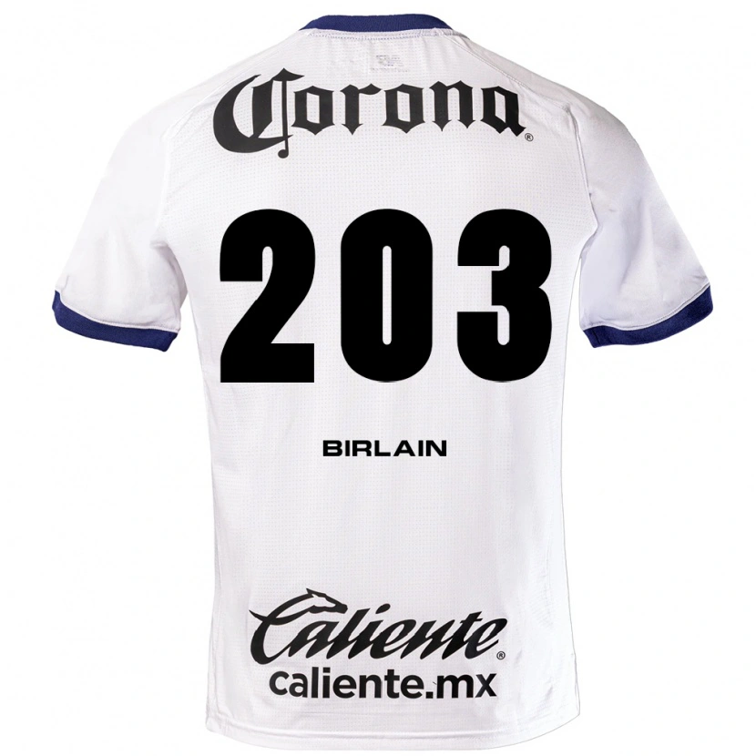 Danxen Kid Luca Birlain #203 White Blue Black Away Jersey 2026/27 T-Shirt