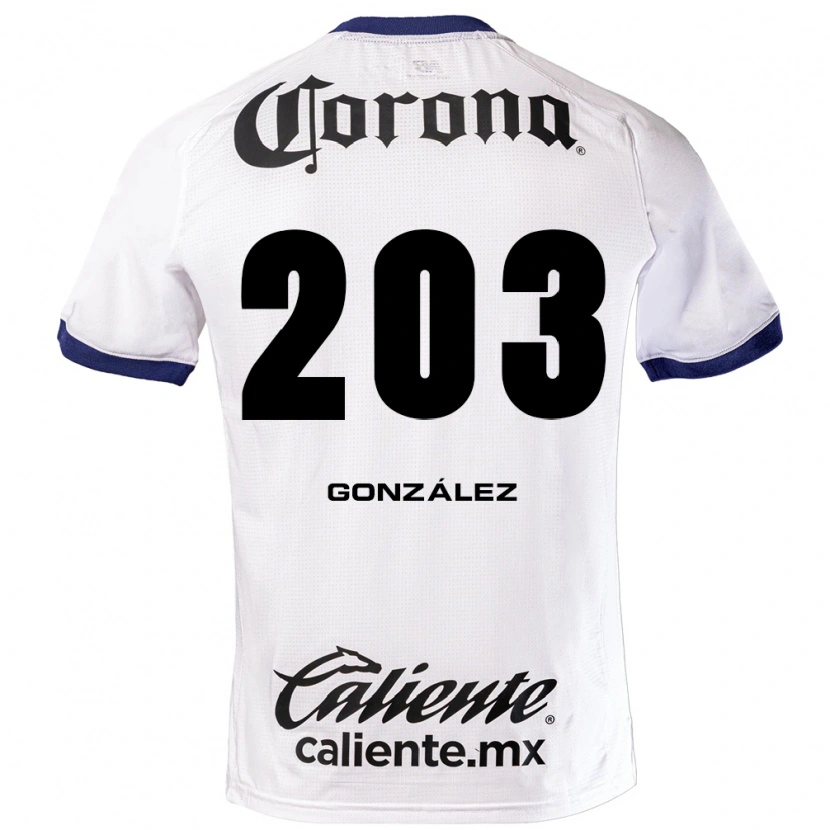 Danxen Kid Luis González #203 White Blue Black Away Jersey 2026/27 T-Shirt