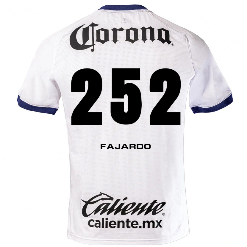 Danxen Kid Rafael Fajardo #252 White Blue Black Away Jersey 2026/27 T-Shirt