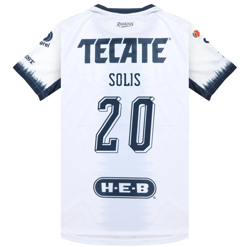 Danxen Kid Daniela Solis #20 White Ink Blue Red Away Jersey 2026/27 T-Shirt