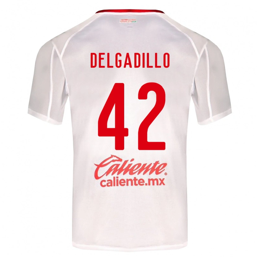 Danxen Kid Diego Delgadillo #42 White Green Red Away Jersey 2026/27 T-Shirt