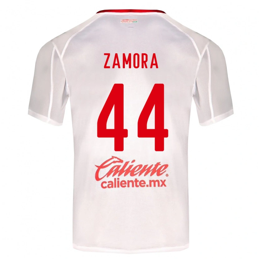Danxen Kid Saúl Zamora #44 White Green Red Away Jersey 2026/27 T-Shirt