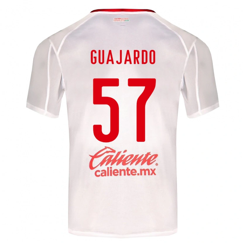 Danxen Kid Dylan Guajardo #57 White Green Red Away Jersey 2026/27 T-Shirt