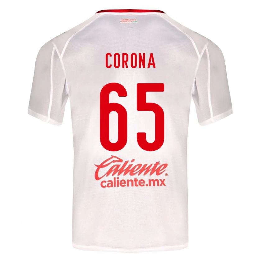 Danxen Kid Carlos Corona #65 White Green Red Away Jersey 2026/27 T-Shirt