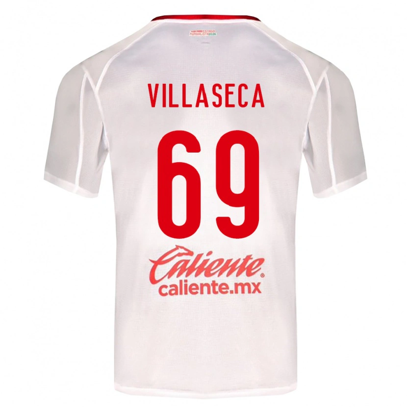 Danxen Kid Daniel Villaseca #69 White Green Red Away Jersey 2026/27 T-Shirt
