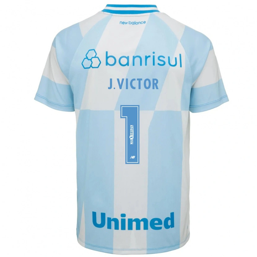 Danxen Kid João Victor #1 Light Blue White Away Jersey 2026/27 T-Shirt