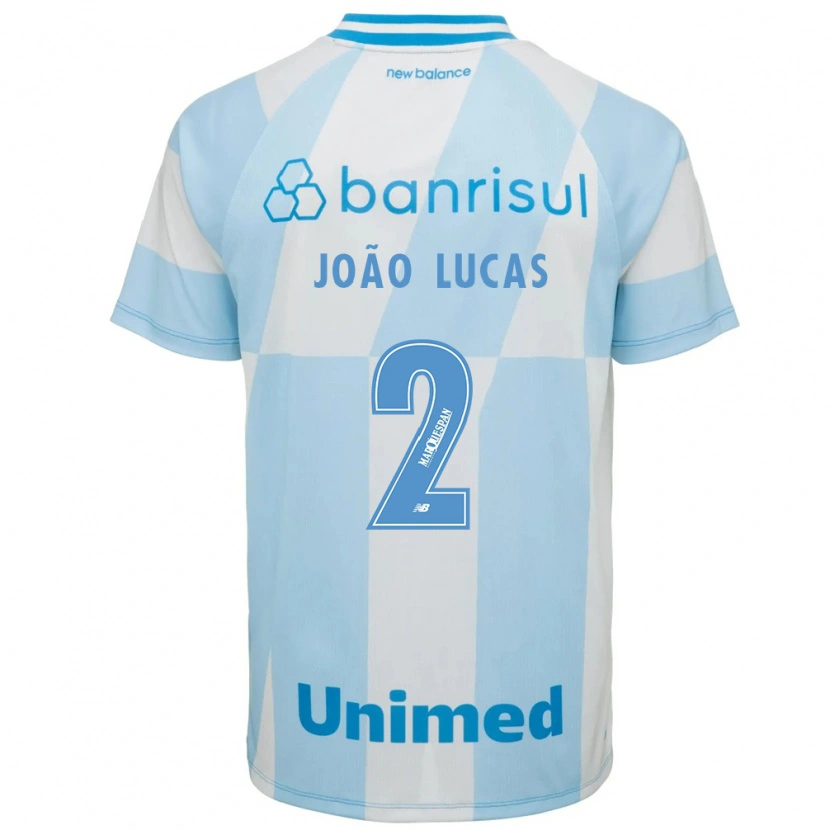 Danxen Kid João Lucas #2 Light Blue White Away Jersey 2026/27 T-Shirt