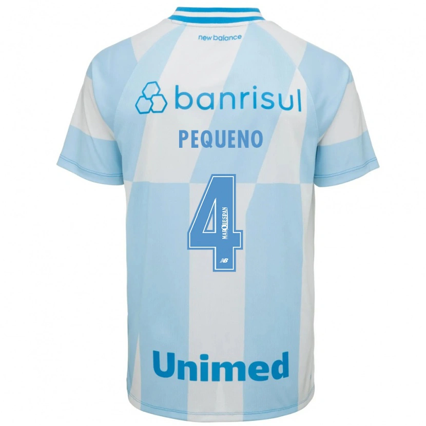 Danxen Kid Paula Renata Marques Pequeno #4 Light Blue White Away Jersey 2026/27 T-Shirt