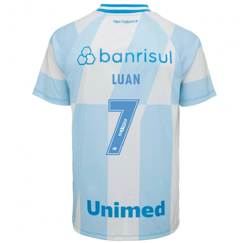 Danxen Kid Luan #7 Light Blue White Away Jersey 2026/27 T-Shirt