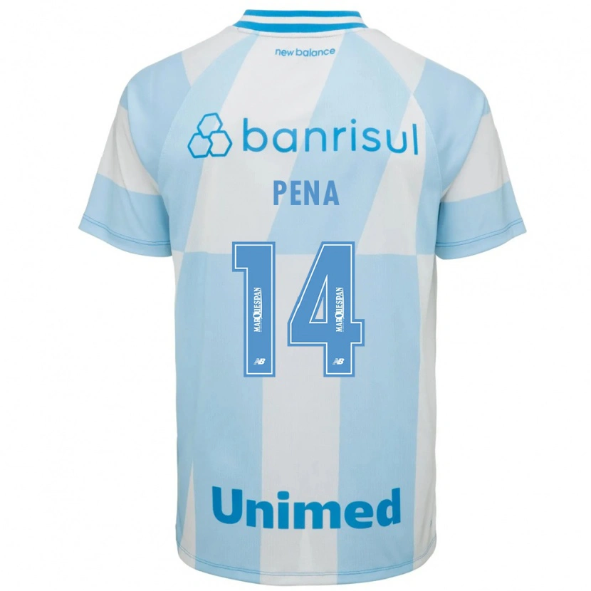 Danxen Kid Jessica Peña #14 Light Blue White Away Jersey 2026/27 T-Shirt