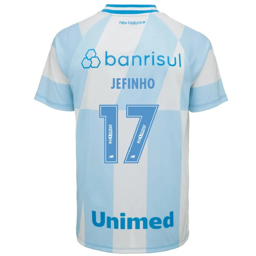 Danxen Kid Jefinho #17 Light Blue White Away Jersey 2026/27 T-Shirt