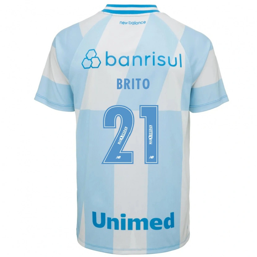 Danxen Kid Brito #21 Light Blue White Away Jersey 2026/27 T-Shirt