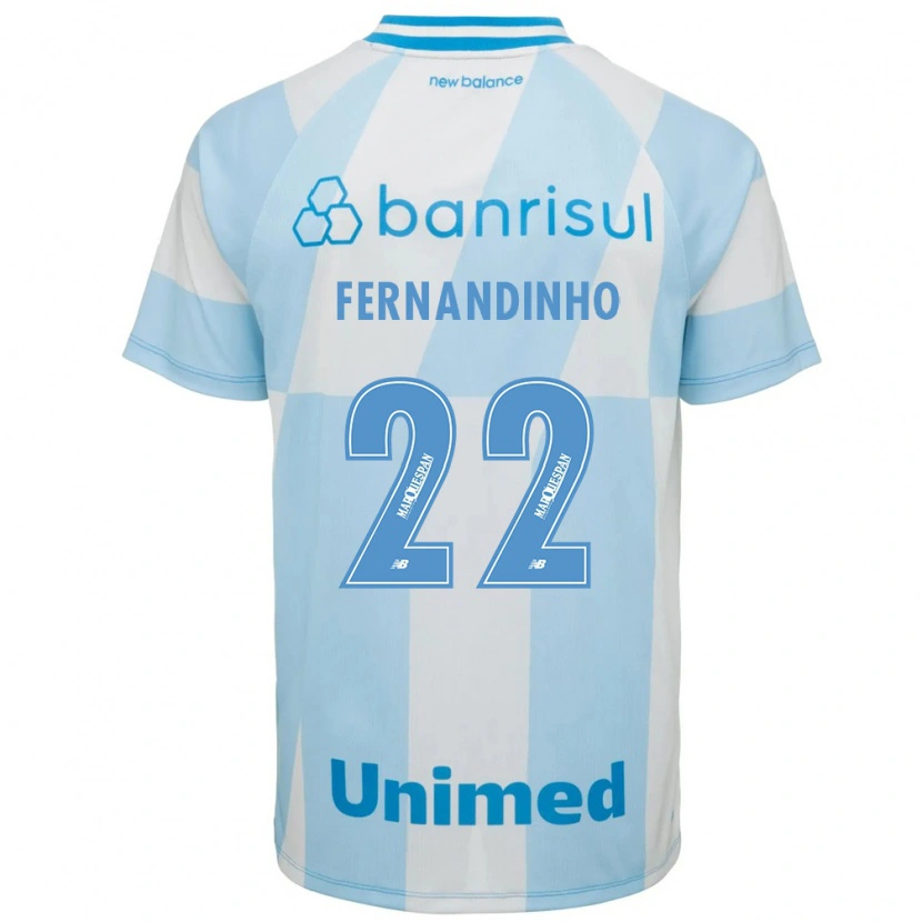 Danxen Kid Fernandinho #22 Light Blue White Away Jersey 2026/27 T-Shirt