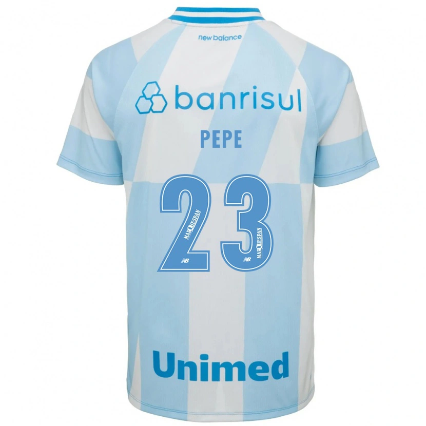 Danxen Kid Pepê #23 Light Blue White Away Jersey 2026/27 T-Shirt