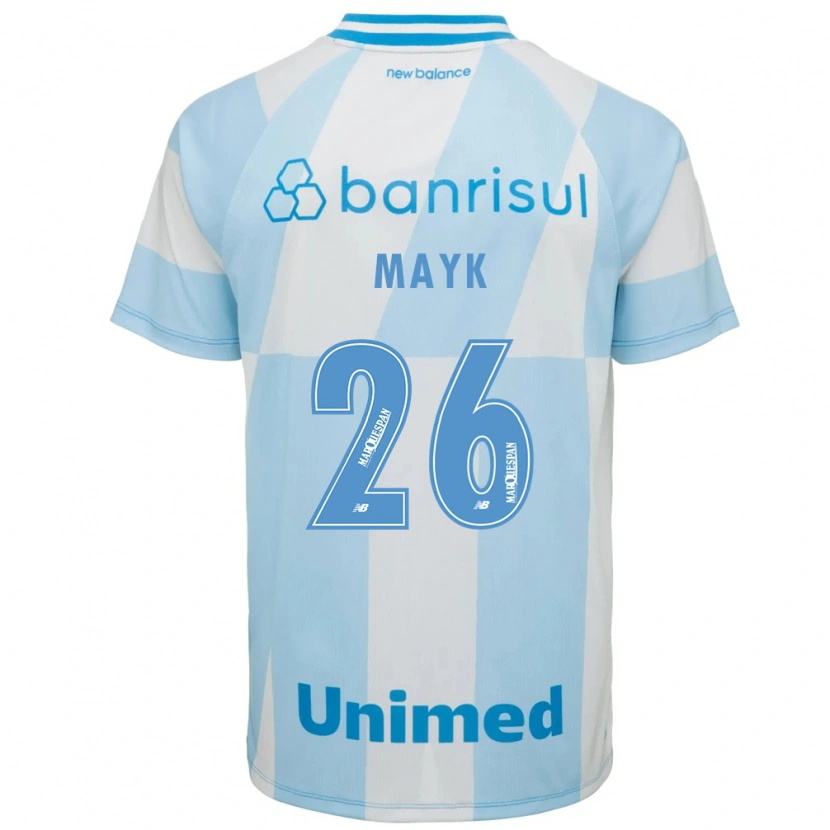 Danxen Kid Mayk #26 Light Blue White Away Jersey 2026/27 T-Shirt